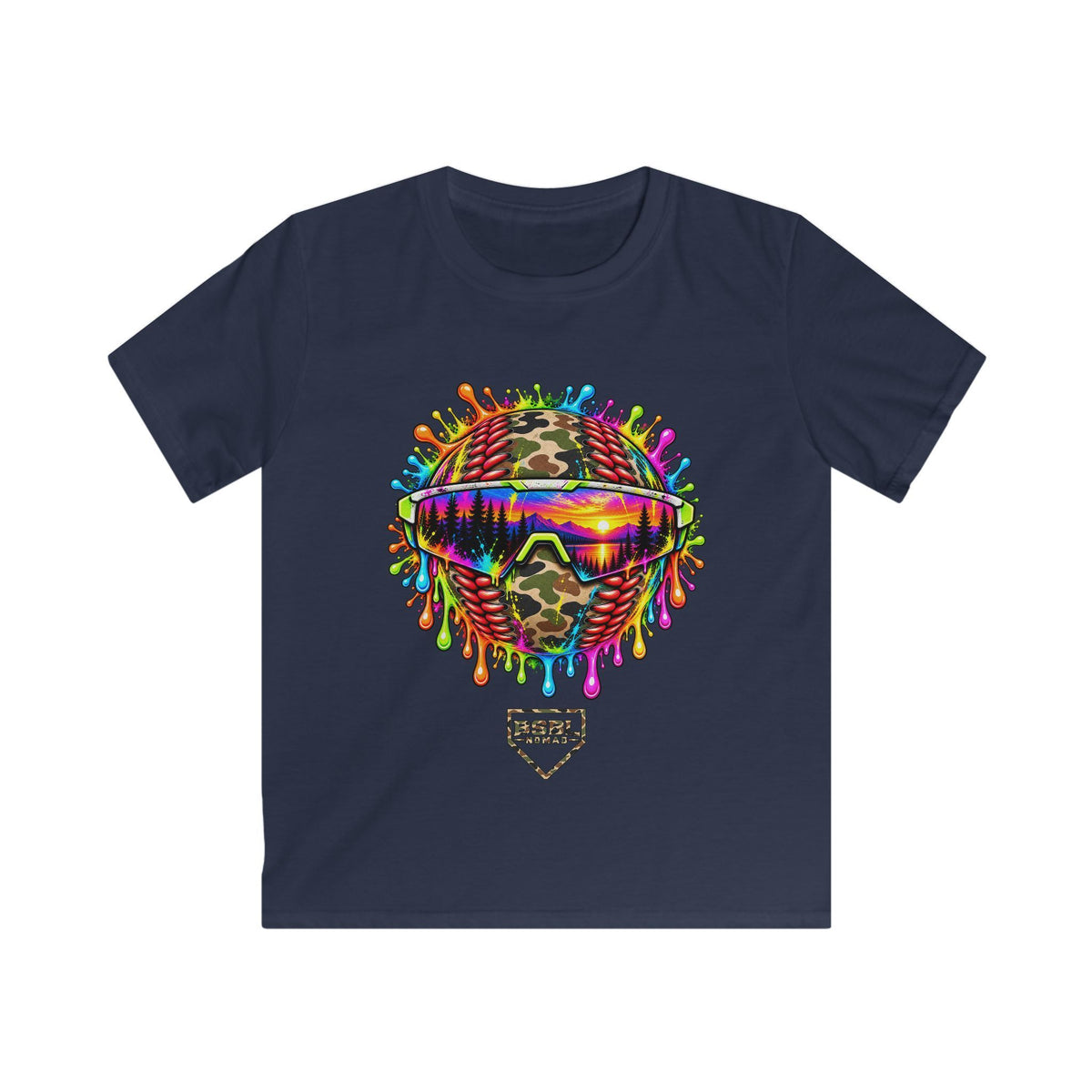 Youth Sunset Slugger Camo Tee