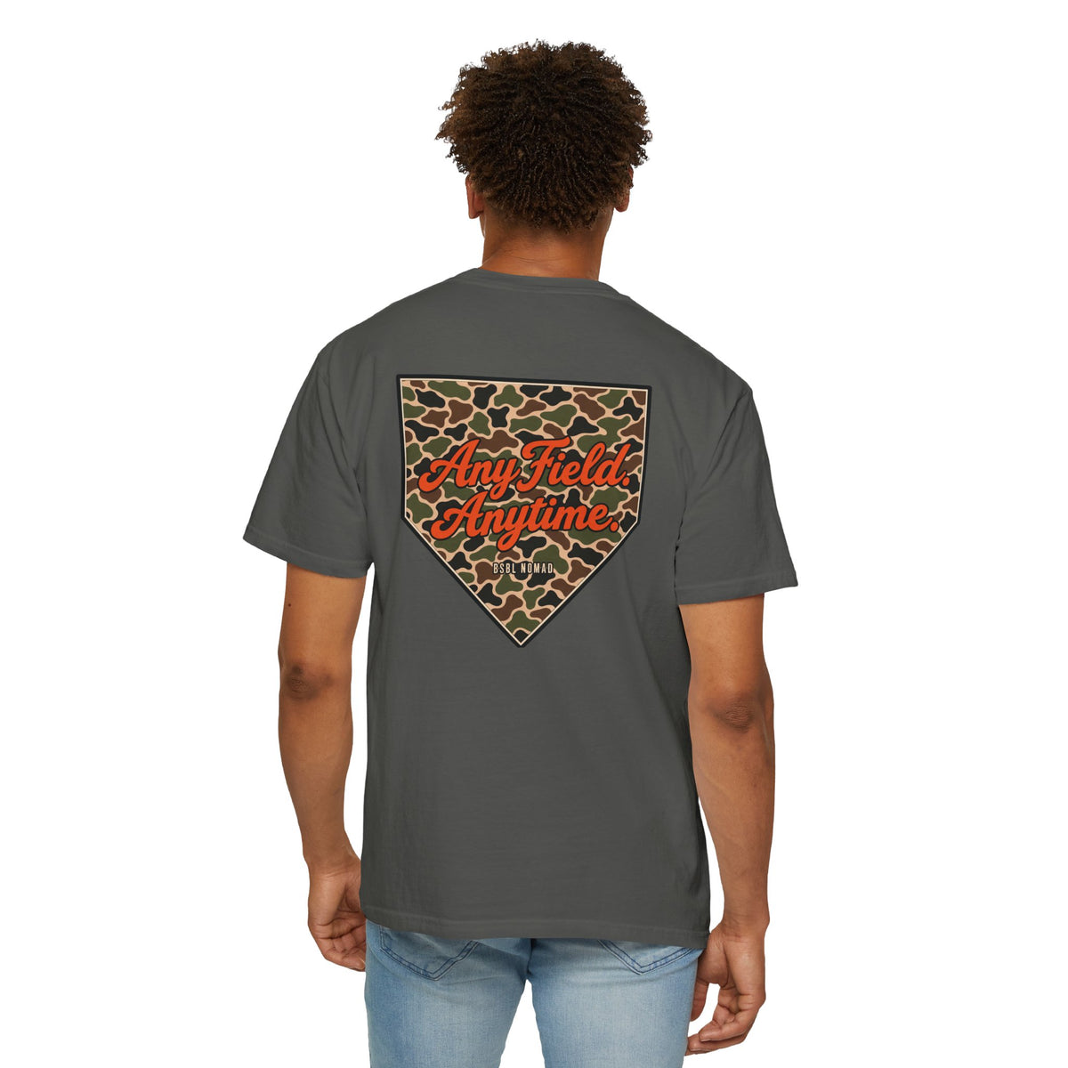 Any Field Anytime Camo Plate Tee