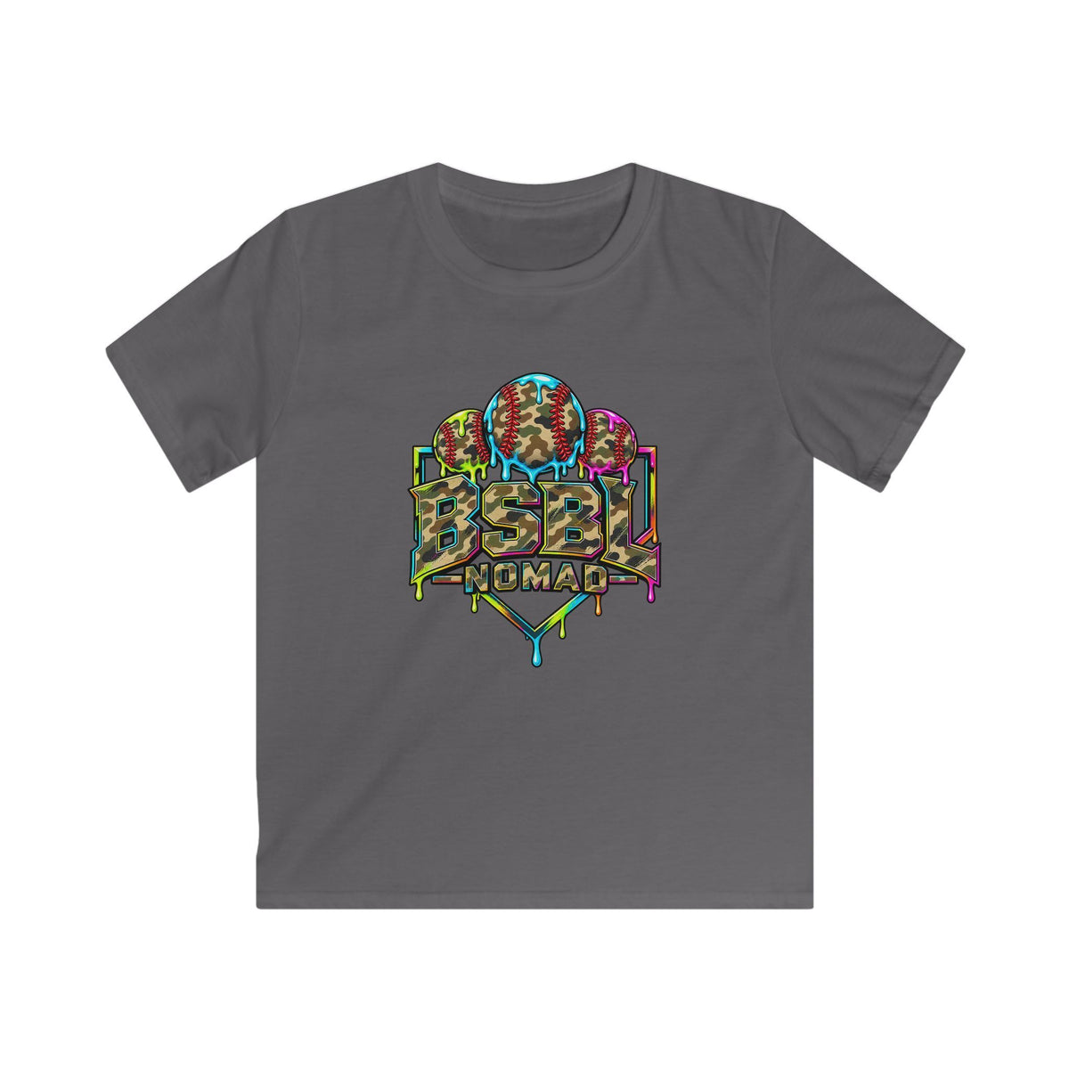 Youth Diamond Drip Camo Tee