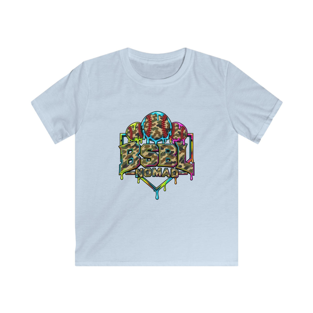 Youth Diamond Drip Camo Tee
