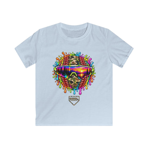 Youth Sunset Slugger Camo Tee