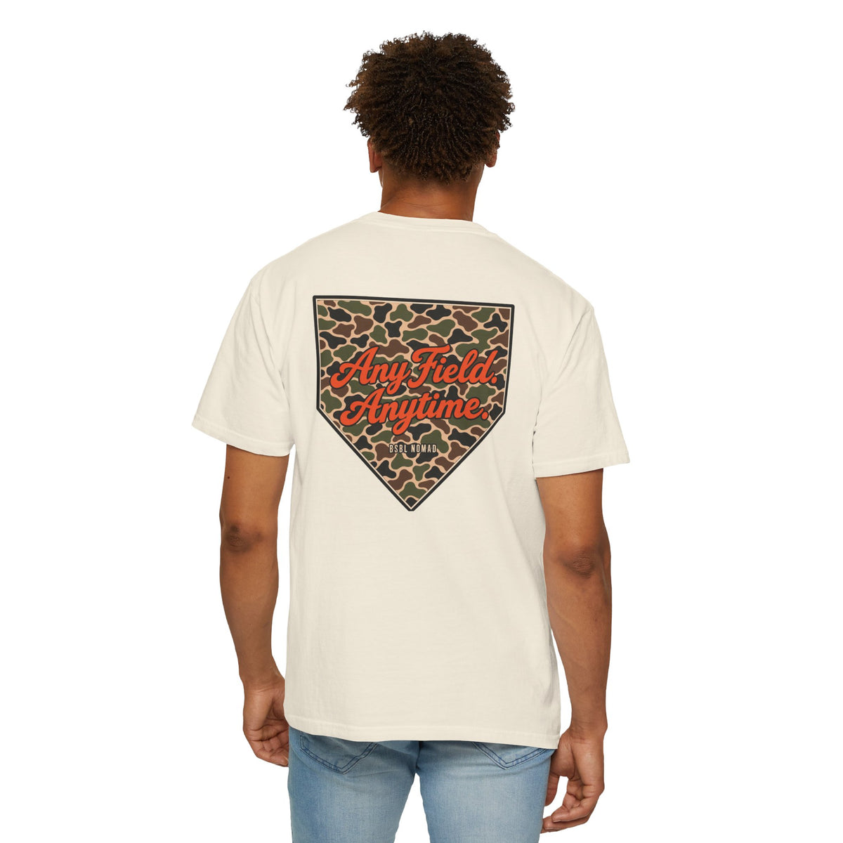 Any Field Anytime Camo Plate Tee