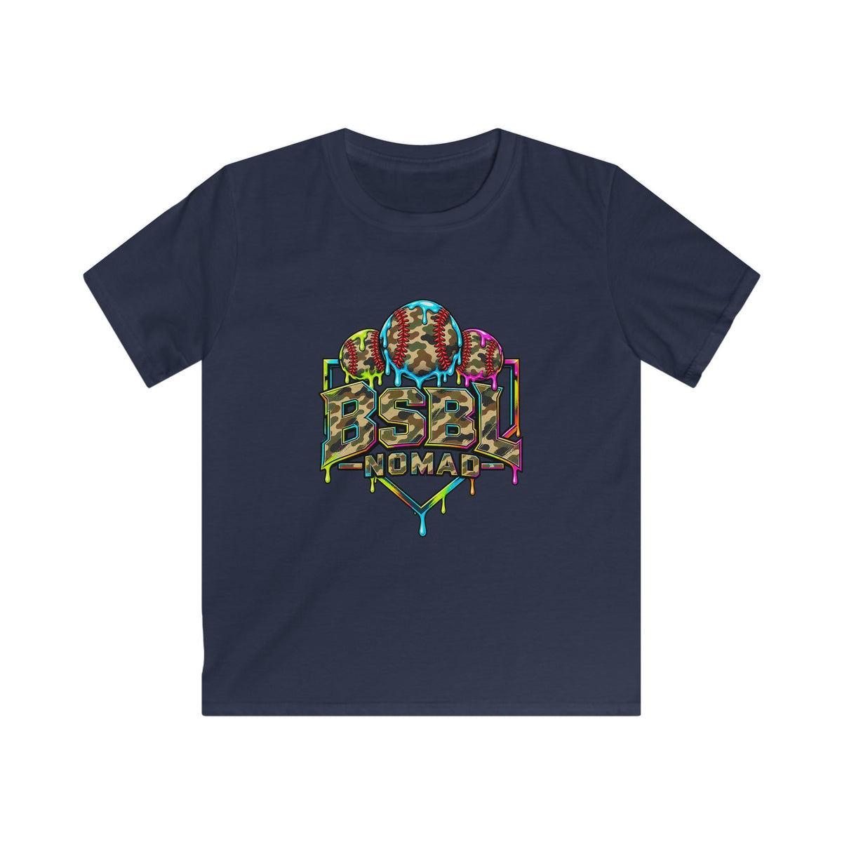 Youth Diamond Drip Camo Tee