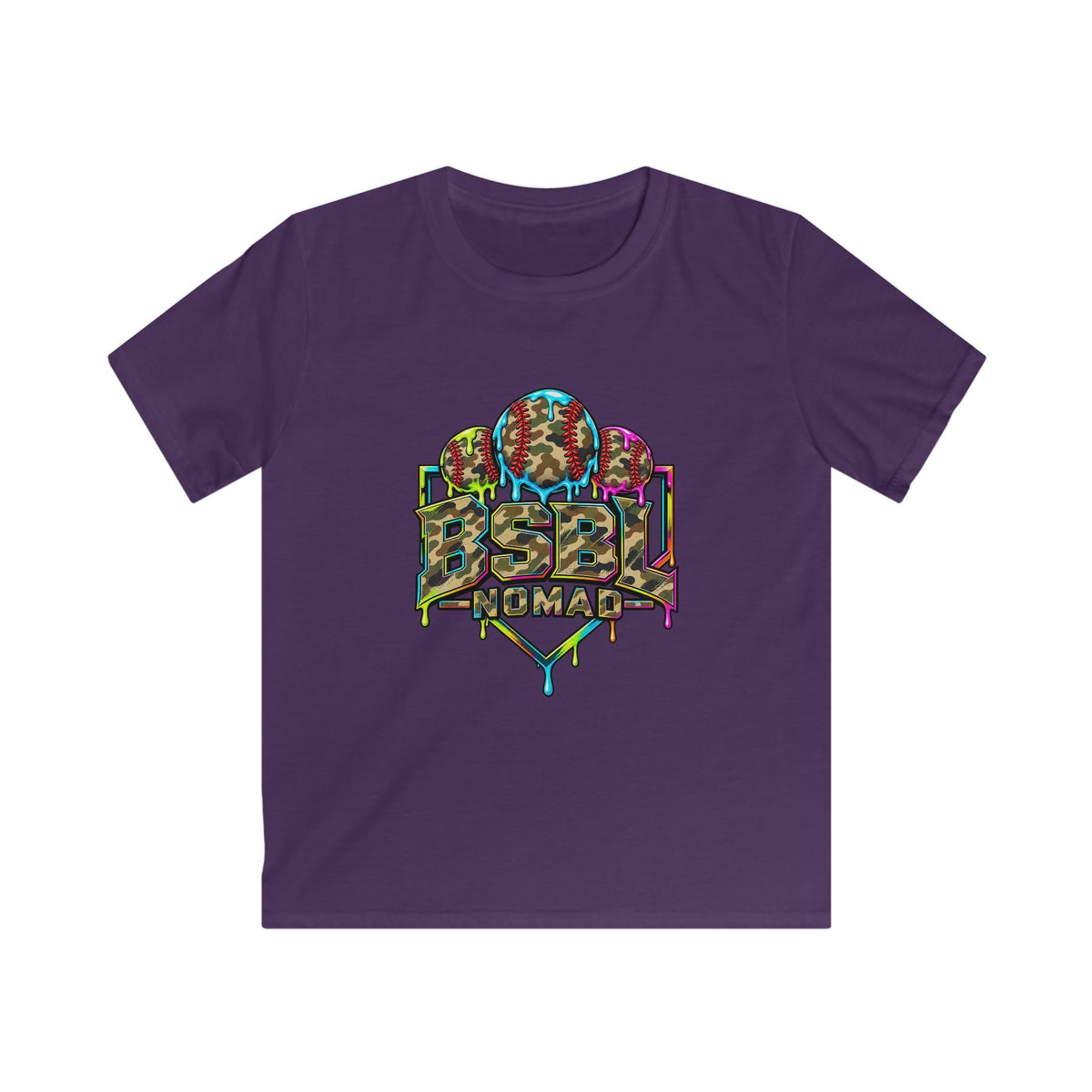 Youth Diamond Drip Camo Tee